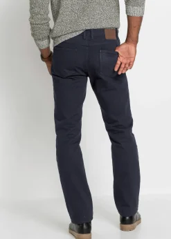 Homme bonprix Vêtements Thermiques|Vêtements De Plein Air|Jean droit, coupe classique, doublure chaude en flanelle
