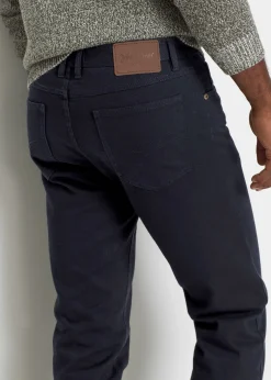 Homme bonprix Vêtements Thermiques|Vêtements De Plein Air|Jean droit, coupe classique, doublure chaude en flanelle