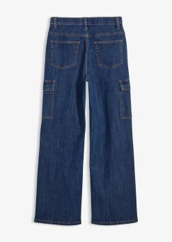 Enfant bonprix Vêtements Enfant|Garçons 9-16 Ans·Jeans|Jean droit et extensible, coupe loose, taille réglable