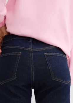 Femme bonprix Tailles Petite|Jeans|Jean droit et loose, taille mi-haute