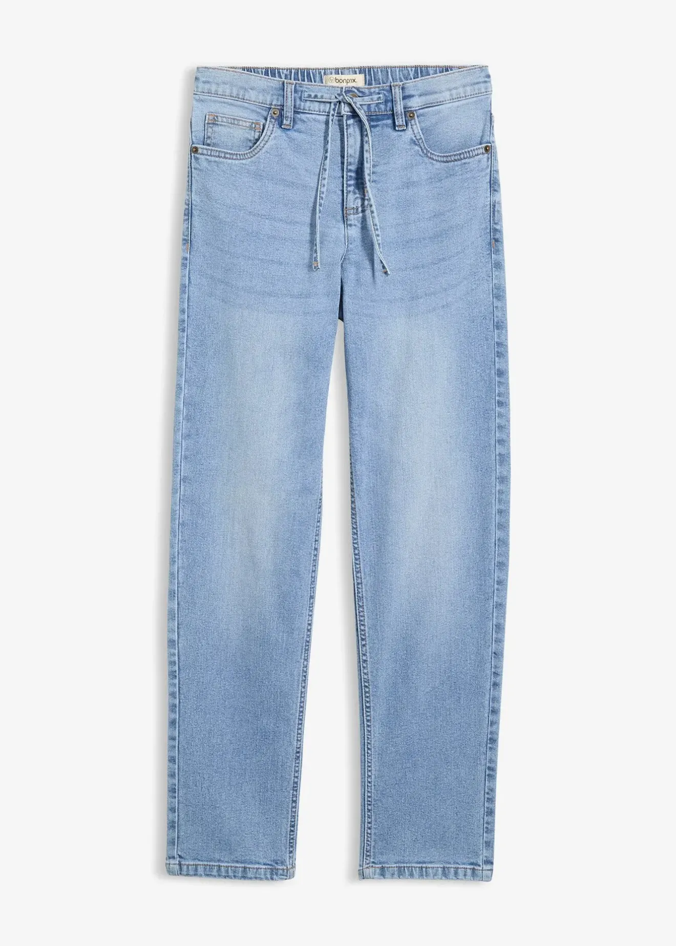 bonprix Jean droit et loose, taille mi-haute|Femme Jeans