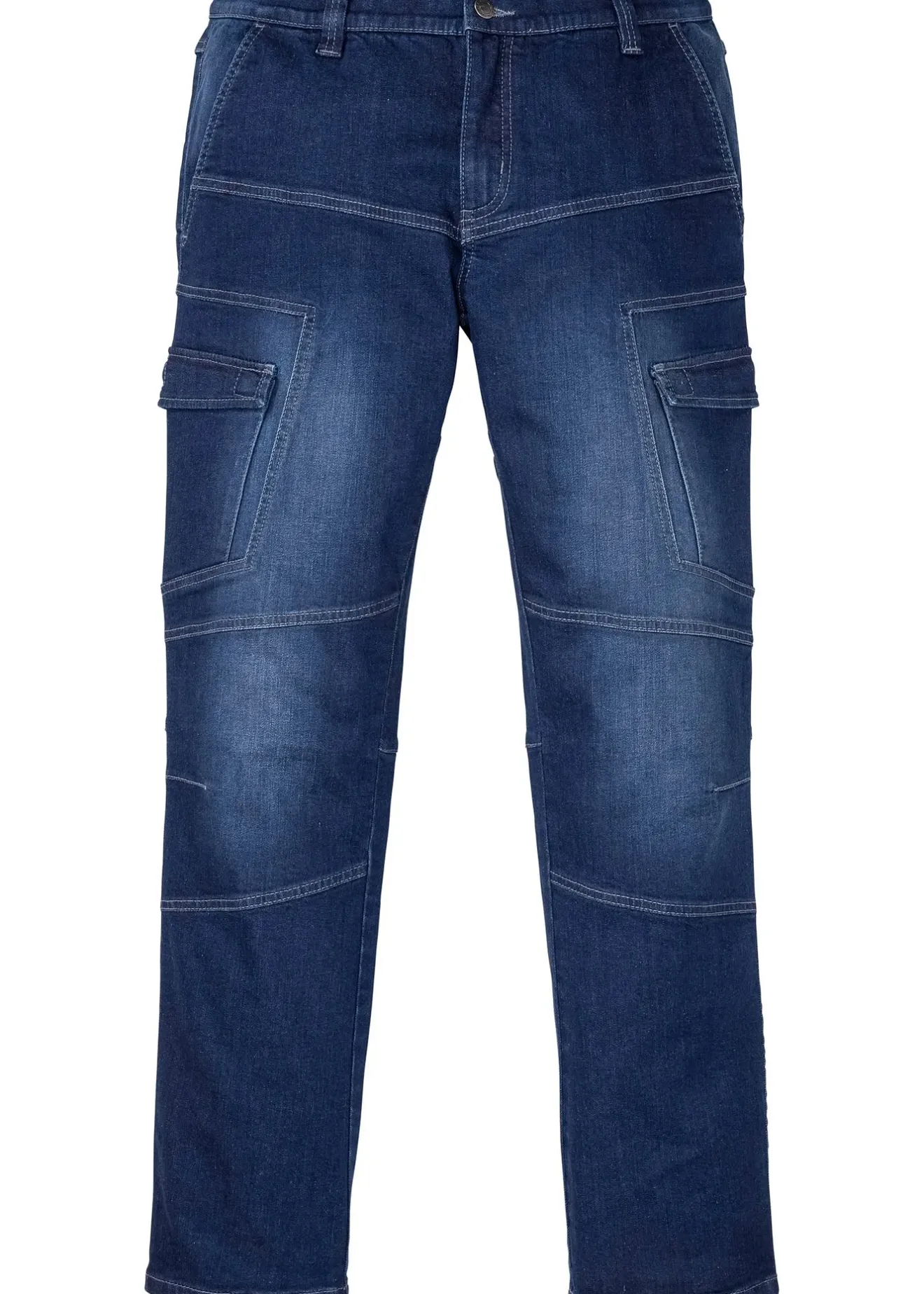 bonprix Jean droit extensible, poches cargo, regular|Homme Jeans|Vêtements De Plein Air