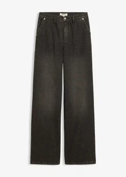 bonprix Jean droit loose, taille haute|Femme Jeans