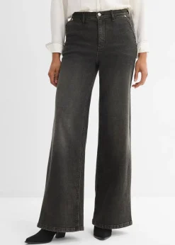 bonprix Jean droit loose, taille haute|Femme Jeans