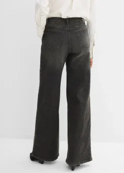 bonprix Jean droit loose, taille haute|Femme Jeans