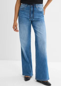 bonprix Jean droit loose, taille haute|Femme Jeans