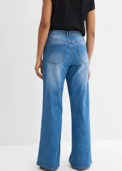 bonprix Jean droit loose, taille haute|Femme Jeans