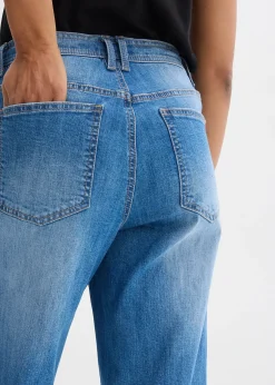 bonprix Jean droit loose, taille haute|Femme Jeans