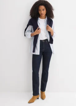 Femme bonprix Jeans|Jean droit taille haute