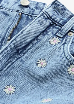 Femme bonprix Jeans|Tailles Petite|Jean droit, taille haute, coton