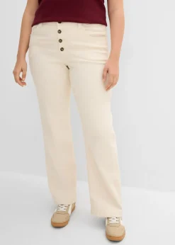 Femme bonprix Jeans|Jean droit taille haute, extensible