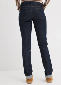 Femme bonprix Jeans|Tailles Petite|Jean droit taille mi-haute, extensible