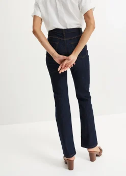 Femme bonprix Jeans|Tailles Petite|Jean droit taille mi-haute, extensible