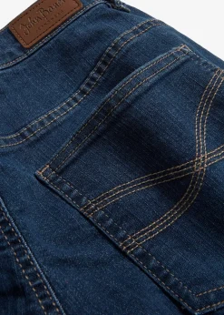 Femme bonprix Jeans|Jean droit taille mi-haute, extensible