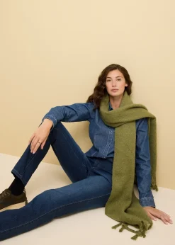 Femme bonprix Jeans|Jean droit taille mi-haute, extensible