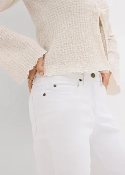 Femme bonprix Jeans|Tailles Petite|Jean droit taille mi-haute, extensible