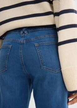 bonprix Jean droit, taille mi-haute, cropped|Femme Jeans