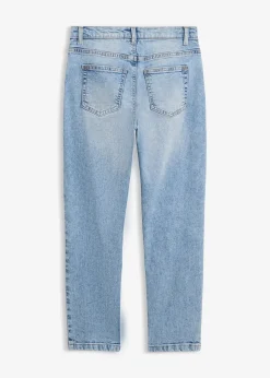 Enfant bonprix Vêtements Enfant|Filles 9-16 Ans·Jeans|Jean droit taille mi-haute, raccourci
