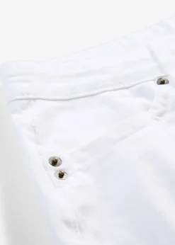 Femme bonprix Tailles Petite|Jean droit taille mi-haute, extensible