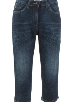 bonprix Jean droit, taille mi-haute, extensible|Femme Jeans