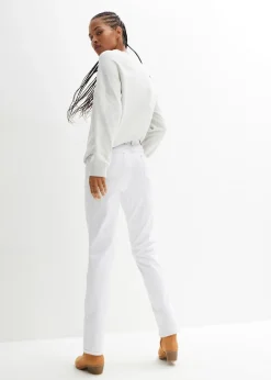 bonprix Jean droit taille mi-haute, extensible|Femme Jeans|Tailles Petite