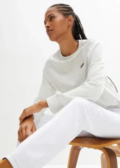 bonprix Jean droit taille mi-haute, extensible|Femme Jeans|Tailles Petite