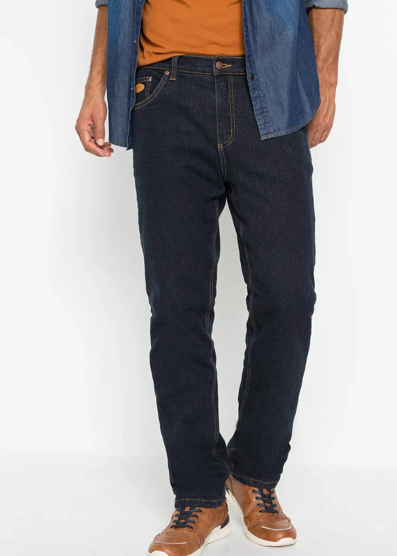 bonprix Jean extensible classique à doublure thermique en polaire|Homme Vêtements Thermiques|Vêtements De Plein Air