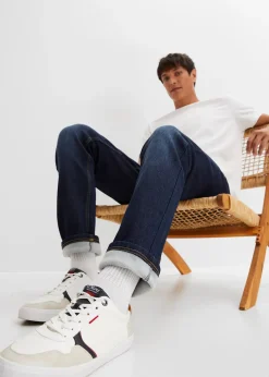 bonprix Jean extensible Regular avec doublure thermique, droit|Homme Vêtements Thermiques|Vêtements De Plein Air