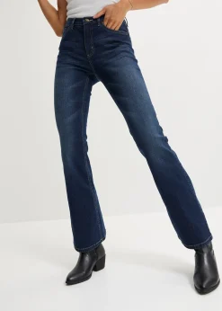 Femme bonprix Jeans|Jean flare taille haute