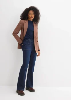 Femme bonprix Jeans|Jean flare taille haute