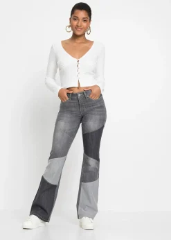 bonprix Jean flare taille mi-haute|Femme Jeans