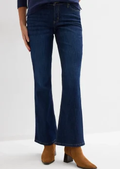 Femme bonprix Jeans|Jean flare, taille mi-haute