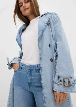 Femme bonprix Jeans|Tailles Petite|Jean flare taille mi-haute, extensible