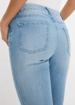 Femme bonprix Jeans|Tailles Petite|Jean flare taille mi-haute, extensible