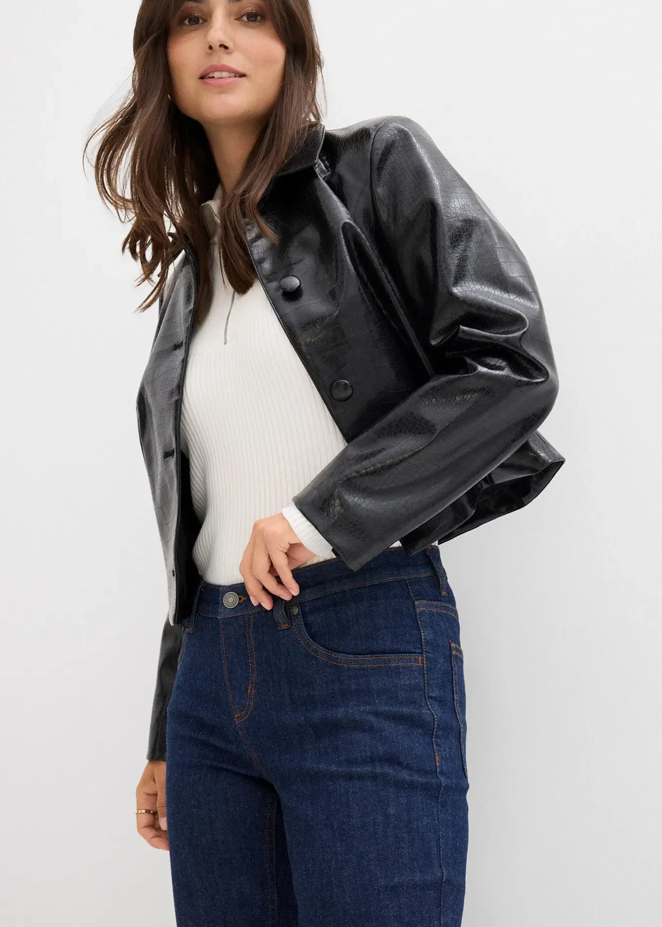 bonprix Jean flare taille mi-haute|Femme Jeans