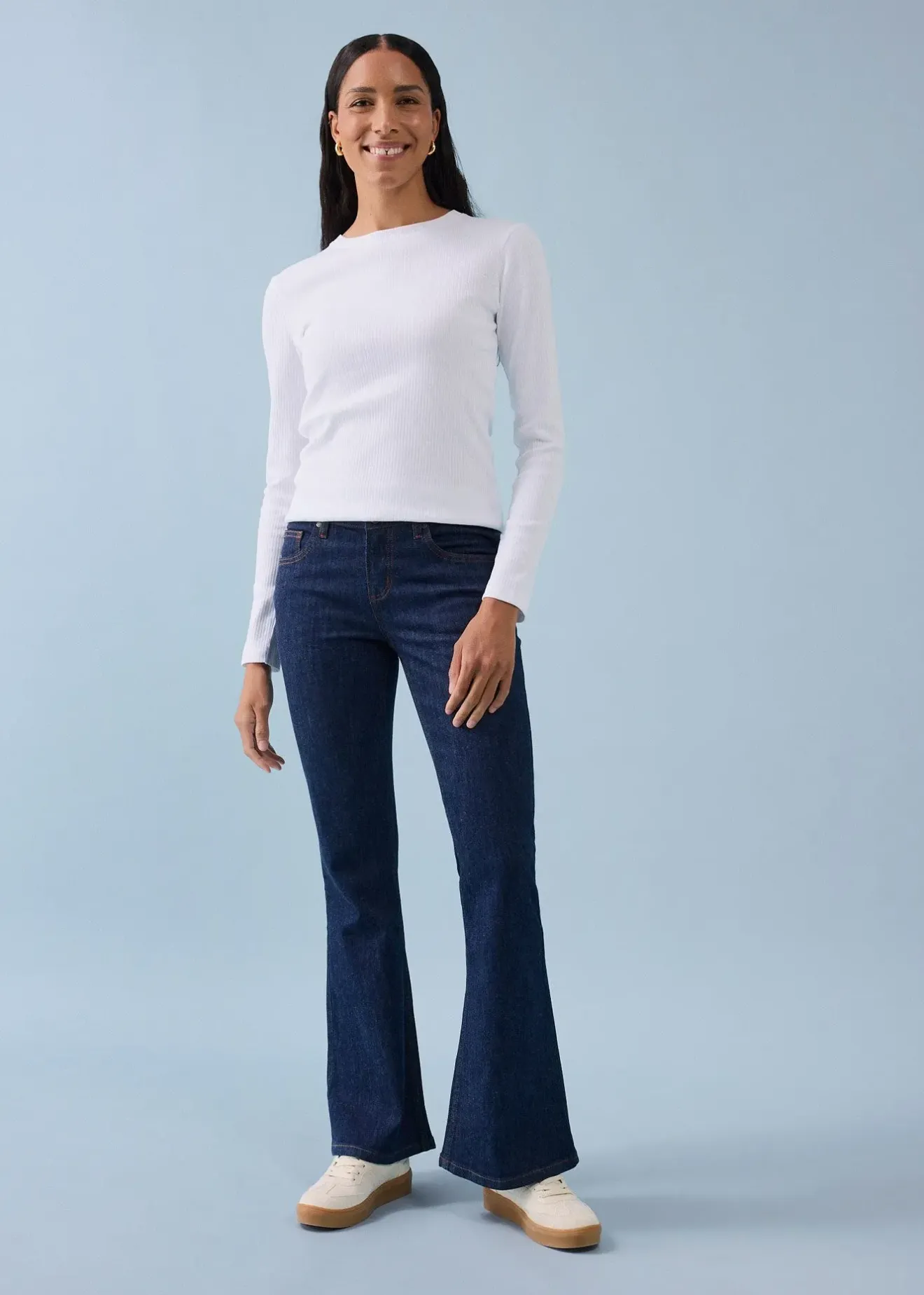 bonprix Jean flare taille mi-haute|Femme Jeans