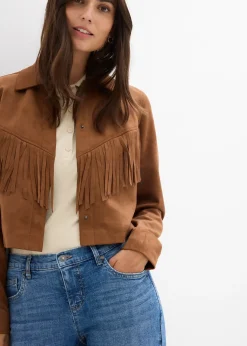 Femme bonprix Jeans|Jean flare taille mi-haute