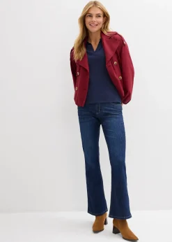 bonprix Jean flare, taille mi-haute|Femme Tailles Petite