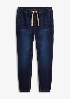 bonprix Jean jogger à taille élastiquée regular, fuselé|Homme Jeans