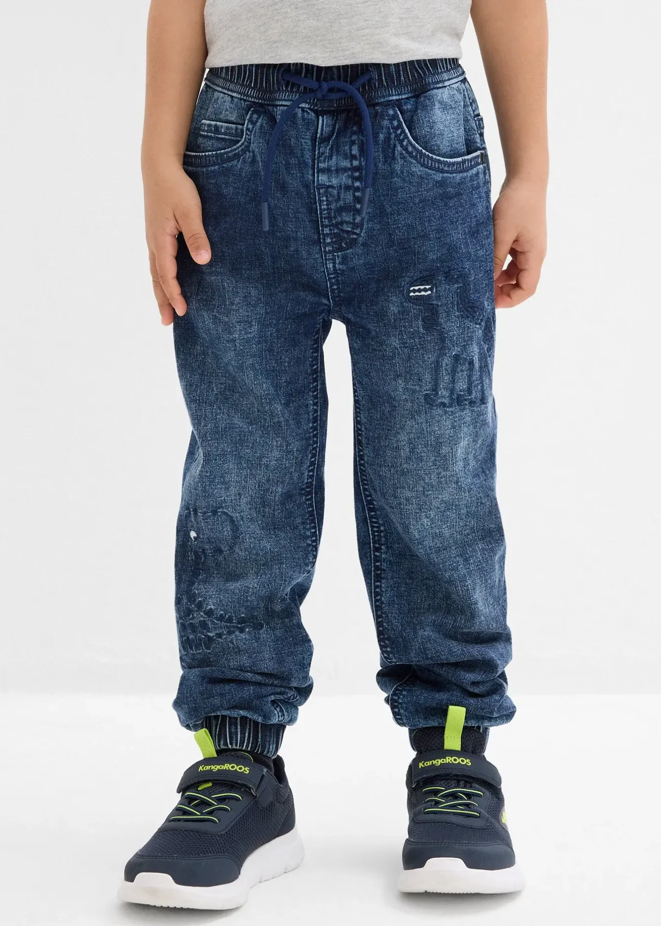 Enfant bonprix Vêtements Enfant|Garçons 2-8 Ans·Vestes Outdoor|Jean jogger avec doublure thermique en jersey, regular