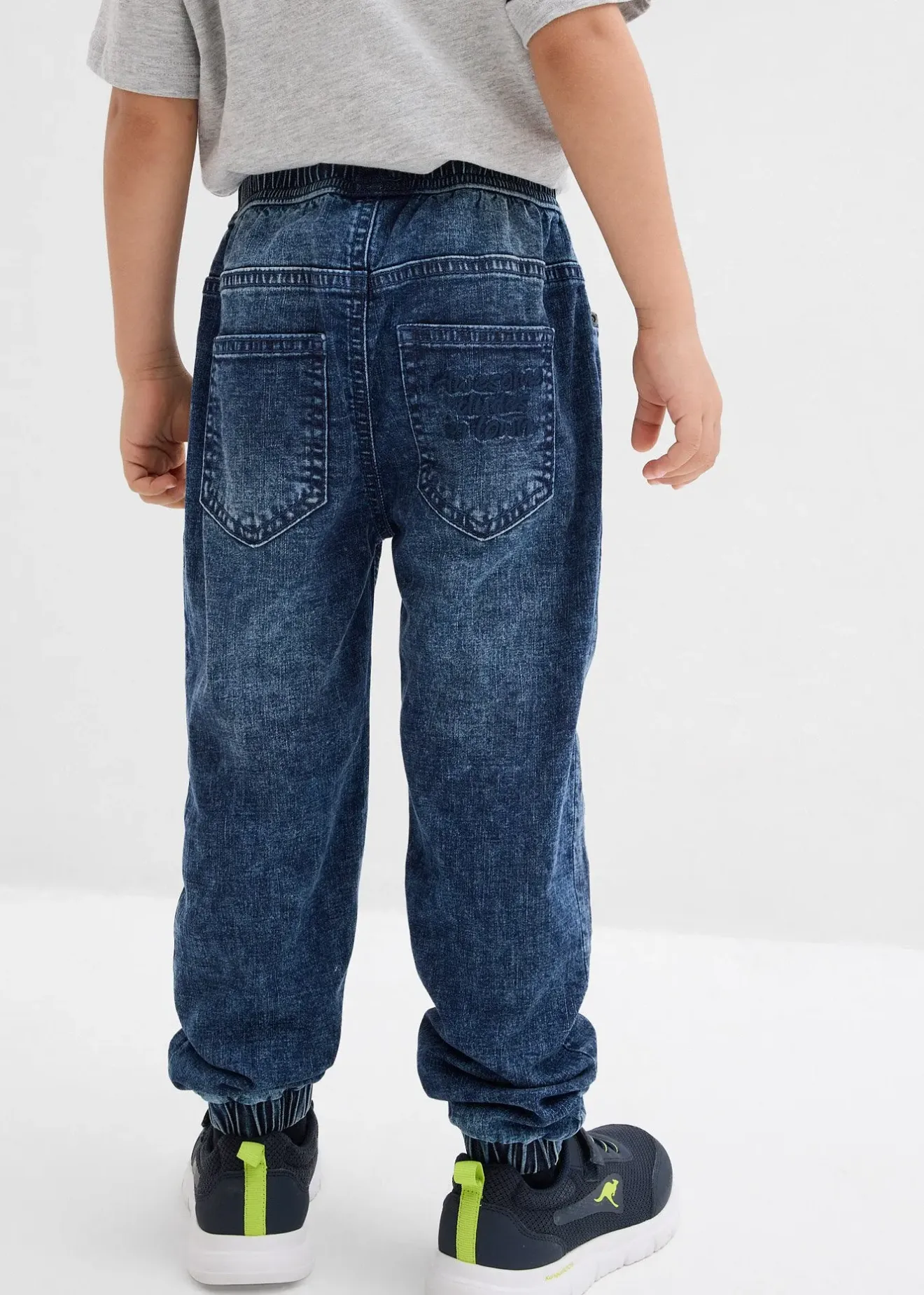 Enfant bonprix Vêtements Enfant|Garçons 2-8 Ans·Vestes Outdoor|Jean jogger avec doublure thermique en jersey, regular