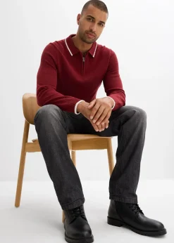 Homme bonprix Vêtements Thermiques|Vêtements De Plein Air|Jean jogger avec doublure thermique en flanelle, droit