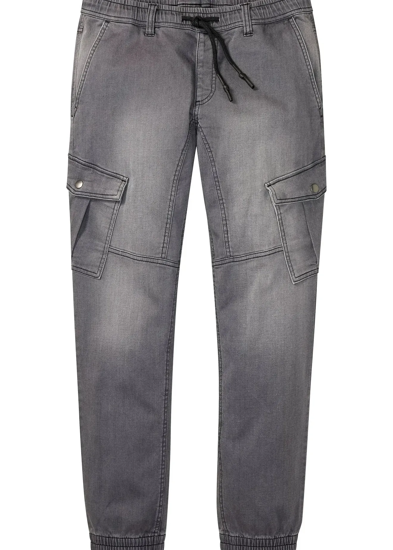 Homme bonprix Sweats|Jeans|Jean jogger droit avec poches cargo, regular