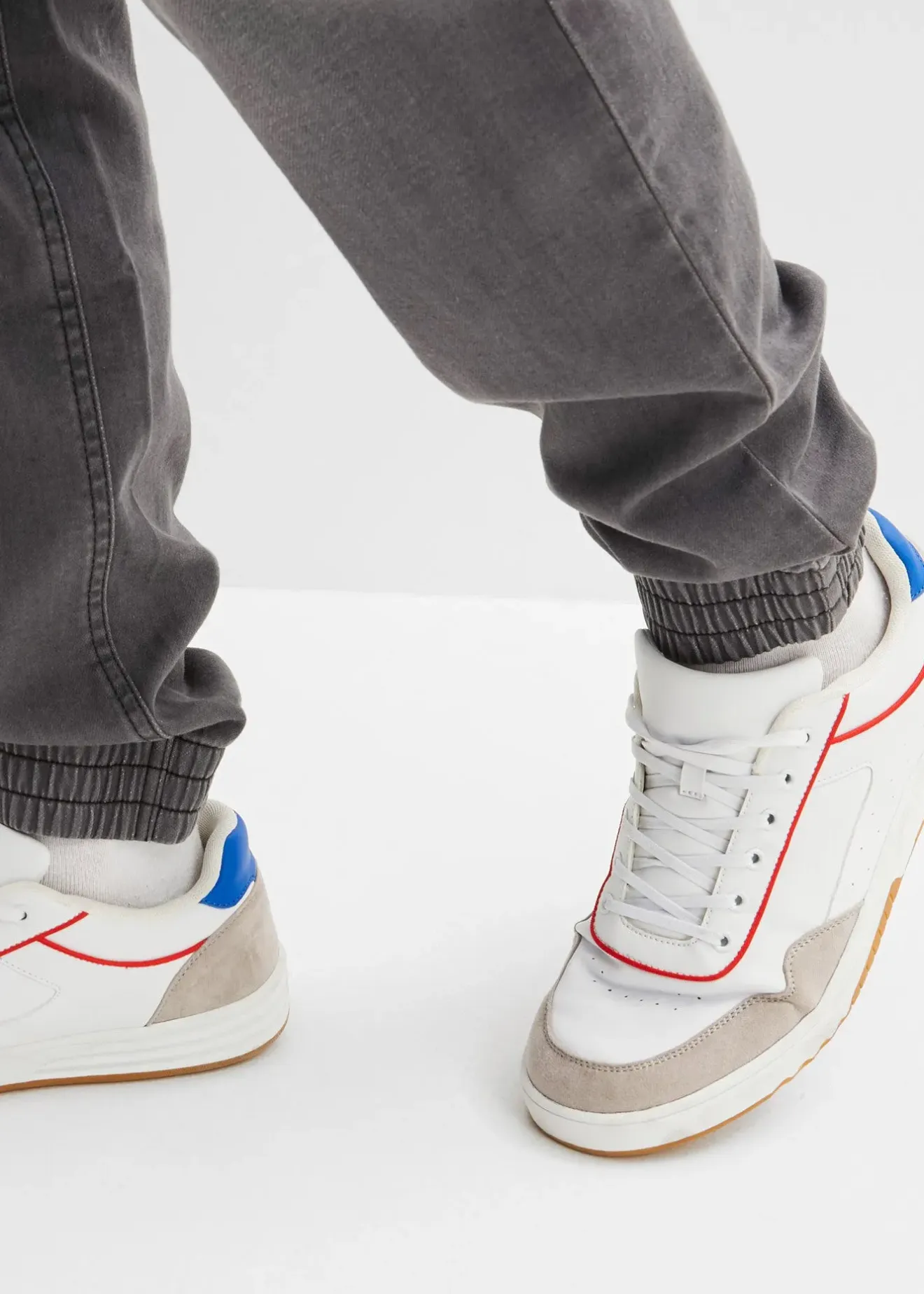 Homme bonprix Sweats|Jeans|Jean jogger droit avec poches cargo, regular