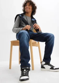 bonprix Jean jogger regular avec doublure jersey thermique, droit|Enfant Vêtements Enfant|Garçons 9-16 Ans·Vestes Outdoor