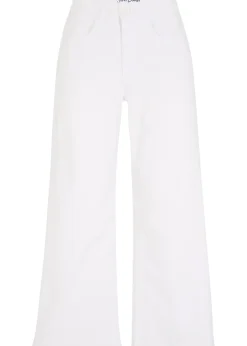 Femme bonprix Jeans|Jean large 7/8 extensible