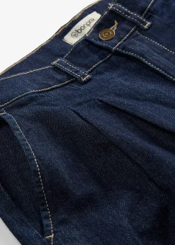 Femme bonprix Jeans|Jean large à taille haute élastiquée