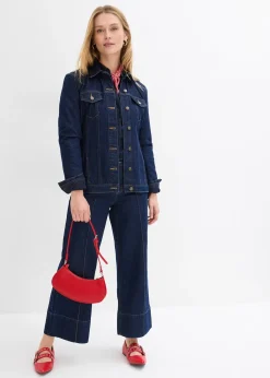 bonprix Jean large cropped taille mi-haute|Femme Jeans