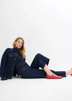 bonprix Jean large cropped taille mi-haute|Femme Jeans