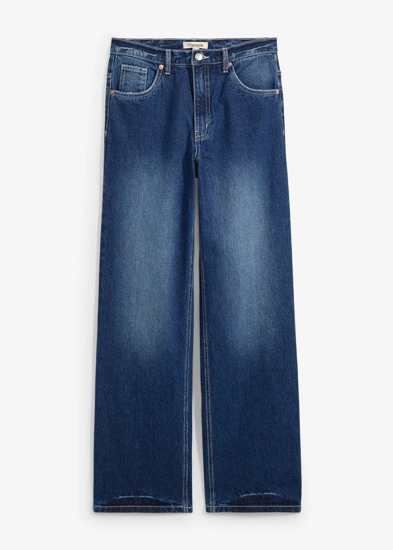 Femme bonprix Jeans|Jean large et droit